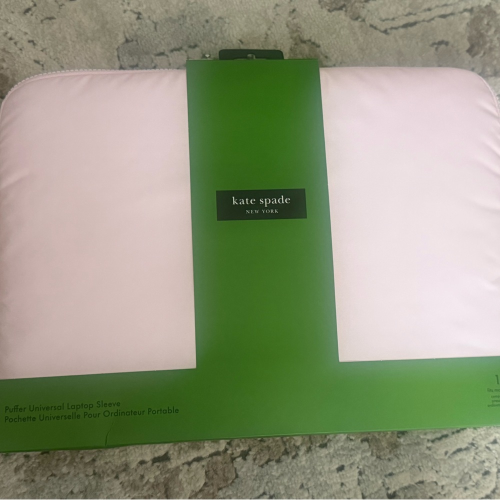 Kate Spade New York Puffer Sleeve 16"  chalk pink